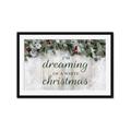 Picture of Dreaming of a White Christmas  _GroupedProduct_Rectangle_Landscape_Framed_Matted_