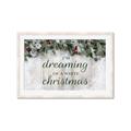 Picture of Dreaming of a White Christmas  _GroupedProduct_Rectangle_Landscape_Framed_Matted_