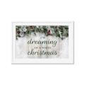 Picture of Dreaming of a White Christmas  _GroupedProduct_Rectangle_Landscape_Framed_Matted_