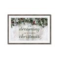 Picture of Dreaming of a White Christmas  _GroupedProduct_Rectangle_Landscape_Framed_Matted_