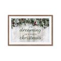 Picture of Dreaming of a White Christmas  _GroupedProduct_Rectangle_Landscape_Framed_Matted_