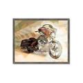 Picture of Motorbike I _GroupedProduct_Rectangle_Landscape_Framed_Matted_