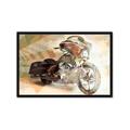 Picture of Motorbike I _GroupedProduct_Rectangle_Landscape_Framed_Matted_