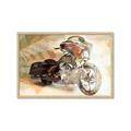 Picture of Motorbike I _GroupedProduct_Rectangle_Landscape_Framed_Matted_