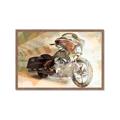 Picture of Motorbike I _GroupedProduct_Rectangle_Landscape_Framed_Matted_