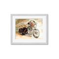 Picture of Motorbike I _GroupedProduct_Rectangle_Landscape_Framed_Matted_