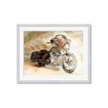 Picture of Motorbike I _GroupedProduct_Rectangle_Landscape_Framed_Matted_