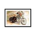 Picture of Motorbike I _GroupedProduct_Rectangle_Landscape_Framed_Matted_