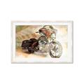 Picture of Motorbike I _GroupedProduct_Rectangle_Landscape_Framed_Matted_