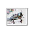 Picture of Flying in colour _GroupedProduct_Rectangle_Landscape_Framed_Matted_