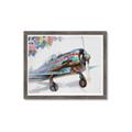 Picture of Flying in colour _GroupedProduct_Rectangle_Landscape_Framed_Matted_