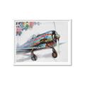 Picture of Flying in colour _GroupedProduct_Rectangle_Landscape_Framed_Matted_