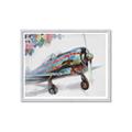 Picture of Flying in colour _GroupedProduct_Rectangle_Landscape_Framed_Matted_