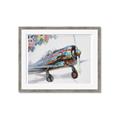 Picture of Flying in colour _GroupedProduct_Rectangle_Landscape_Framed_Matted_