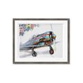 Picture of Flying in colour _GroupedProduct_Rectangle_Landscape_Framed_Matted_