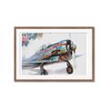 Picture of Flying in colour _GroupedProduct_Rectangle_Landscape_Framed_Matted_