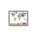 Picture of Collecting stamps  _GroupedProduct_Rectangle_Landscape_Framed_Matted_