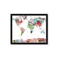 Picture of Collecting stamps  _GroupedProduct_Rectangle_Landscape_Framed_Matted_