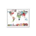 Picture of Collecting stamps  _GroupedProduct_Rectangle_Landscape_Framed_Matted_