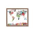 Picture of Collecting stamps  _GroupedProduct_Rectangle_Landscape_Framed_Matted_