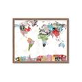 Picture of Collecting stamps  _GroupedProduct_Rectangle_Landscape_Framed_Matted_
