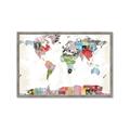 Picture of Collecting stamps  _GroupedProduct_Rectangle_Landscape_Framed_Matted_