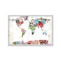 Picture of Collecting stamps  _GroupedProduct_Rectangle_Landscape_Framed_Matted_