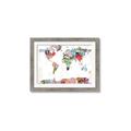 Picture of Collecting stamps  _GroupedProduct_Rectangle_Landscape_Framed_Matted_