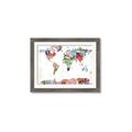 Picture of Collecting stamps  _GroupedProduct_Rectangle_Landscape_Framed_Matted_