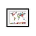 Picture of Collecting stamps  _GroupedProduct_Rectangle_Landscape_Framed_Matted_