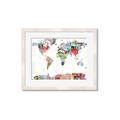Picture of Collecting stamps  _GroupedProduct_Rectangle_Landscape_Framed_Matted_