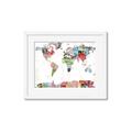 Picture of Collecting stamps  _GroupedProduct_Rectangle_Landscape_Framed_Matted_