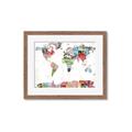 Picture of Collecting stamps  _GroupedProduct_Rectangle_Landscape_Framed_Matted_