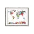 Picture of Collecting stamps  _GroupedProduct_Rectangle_Landscape_Framed_Matted_