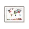 Picture of Collecting stamps  _GroupedProduct_Rectangle_Landscape_Framed_Matted_