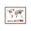 Picture of Collecting stamps  _GroupedProduct_Rectangle_Landscape_Framed_Matted_