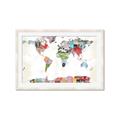 Picture of Collecting stamps  _GroupedProduct_Rectangle_Landscape_Framed_Matted_