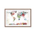 Picture of Collecting stamps  _GroupedProduct_Rectangle_Landscape_Framed_Matted_