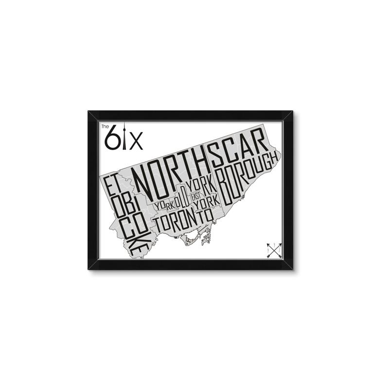 Picture of The 6ix _GroupedProduct_Rectangle_Landscape_Framed_Matted_