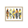 Picture of Colorful Surfboards _GroupedProduct_Rectangle_Landscape_Framed_Matted_