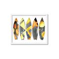Picture of Colorful Surfboards _GroupedProduct_Rectangle_Landscape_Framed_Matted_