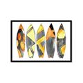 Picture of Colorful Surfboards _GroupedProduct_Rectangle_Landscape_Framed_Matted_