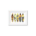 Picture of Colorful Surfboards _GroupedProduct_Rectangle_Landscape_Framed_Matted_