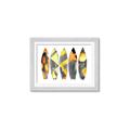 Picture of Colorful Surfboards _GroupedProduct_Rectangle_Landscape_Framed_Matted_