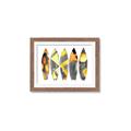 Picture of Colorful Surfboards _GroupedProduct_Rectangle_Landscape_Framed_Matted_