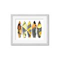 Picture of Colorful Surfboards _GroupedProduct_Rectangle_Landscape_Framed_Matted_