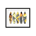 Picture of Colorful Surfboards _GroupedProduct_Rectangle_Landscape_Framed_Matted_