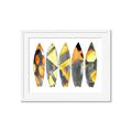 Picture of Colorful Surfboards _GroupedProduct_Rectangle_Landscape_Framed_Matted_