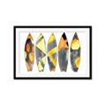 Picture of Colorful Surfboards _GroupedProduct_Rectangle_Landscape_Framed_Matted_
