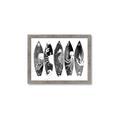 Picture of B&W Surfboards _GroupedProduct_Rectangle_Landscape_Framed_Matted_